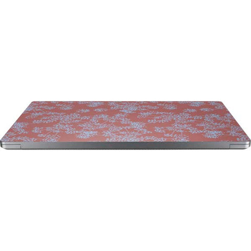 Airy Blue Floral Universal Laptop 16.6in (13.4 x 9.7in) Skin